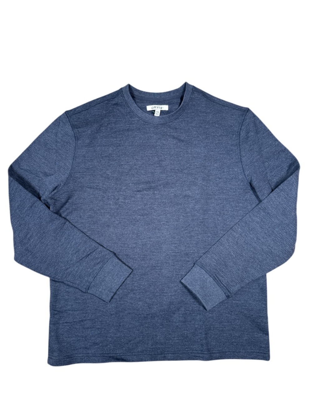 NWT Orvis Men's Dark Blue Long-Sleeve Lightweight Crewneck Size Medium
